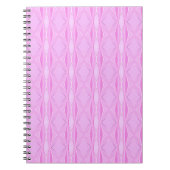 Roze Lila en Magenta Diamond Geometrisch Patroon Notitieboek (Voorkant)