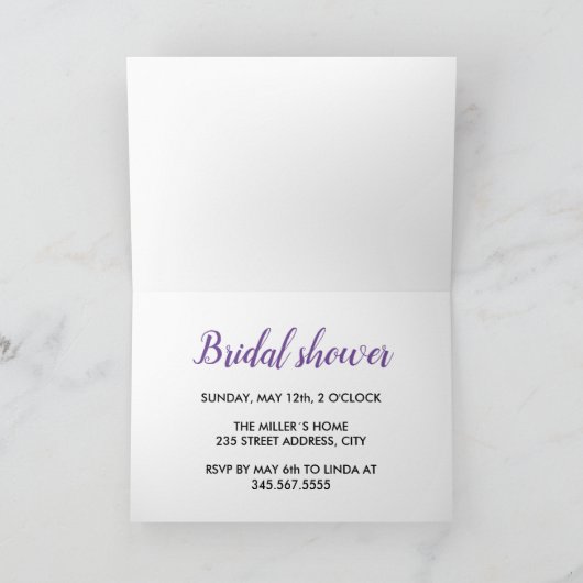 Roze Lila Floral Vrijgezellenfeest (Binnen)