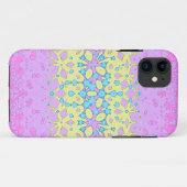 Roze, Lila, Geel en Hemelsblauw Geometrisch Case-Mate iPhone Case (Achterkant (horizontaal))