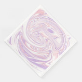 Roze Lila modern Abstract vloeibaar marmer ontwerp Servet (Hoek)