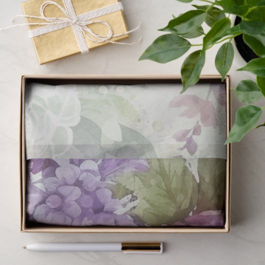 Roze lila paarse pioen huwelijksdouche Tissue Tissuepapier (Geschenk)