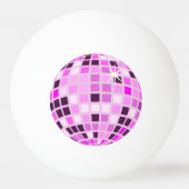 Roze Lila Paarse Retro Moderne Disco Ball (Achterkant)