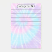 Roze & Lila Stropdas-Dye Post-it Notes (Voorkant)