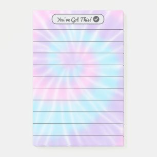 Roze & Lila Stropdas-Dye Post-it Notes