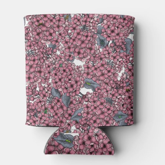 Roze Lila tuin Blikjeskoeler (Achterkant)