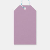 Roze Lila Verjaardagscadeau Labels Cadeaulabel (Achterkant)