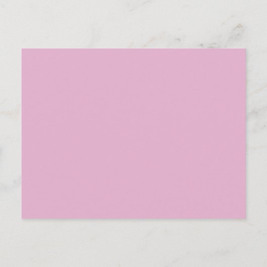Roze Lila Zijpaneel 4e Verjaardag Briefkaart (Achterkant)