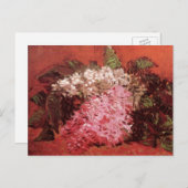 Roze Lilacs van Vincent van Gogh, nog steeds leven Briefkaart (Voorkant / Achterkant)