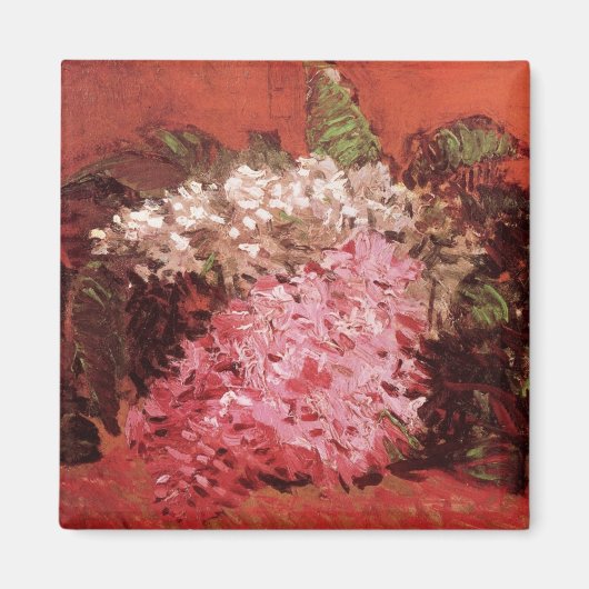 Roze Lilacs van Vincent van Gogh, nog steeds leven Magneet (Voorkant)
