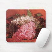 Roze Lilacs van Vincent van Gogh, nog steeds leven Muismat (Met muis)