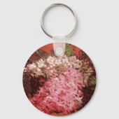 Roze Lilacs van Vincent van Gogh, nog steeds leven Sleutelhanger (Achterkant)