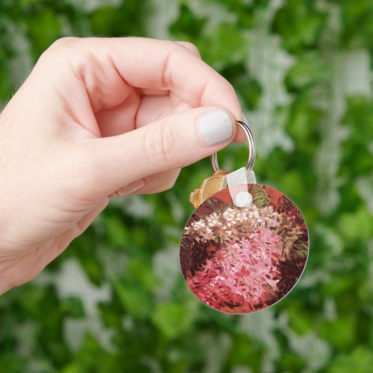 Roze Lilacs van Vincent van Gogh, nog steeds leven Sleutelhanger (Hand)