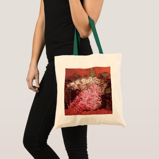 Roze Lilacs van Vincent van Gogh, nog steeds leven Tote Bag (Voorkant (product))