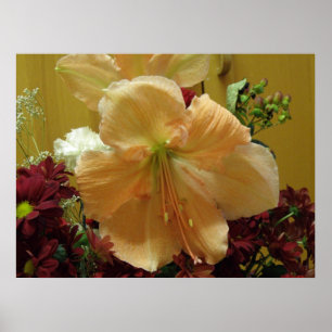 Roze Lilies Bouquet Print