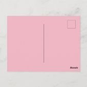 Roze Lilies Nieuw Briefkaart van het Adres, bewege (Achterkant)
