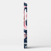 Roze Lilly Bloem Naadloos Patroon. Case-Mate iPhone Case (Achterkant / Links)