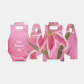 Roze Lily Bedankdoosjes (Uitgevouwen)