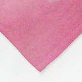 Roze Lily Blanket Fleece Deken (Hoek)