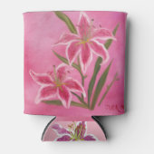 Roze Lily Blikjeskoeler (Voorkant)