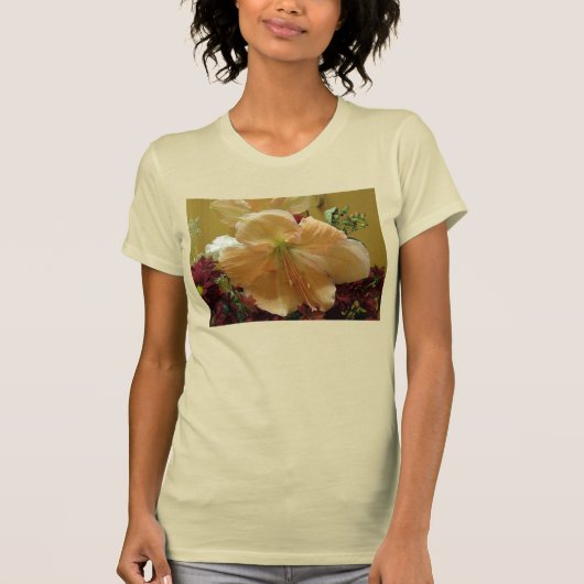Roze Lily Bouquet Dames T Shirt (Voorkant)