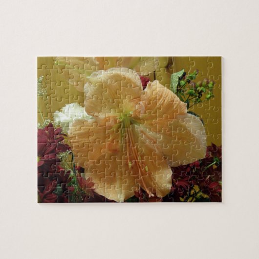 Roze Lily Bouquet Puzzle Legpuzzel (Horizontaal)