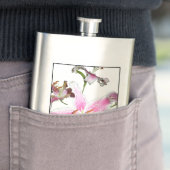 Roze Lily | Delicate roze Lily-ventilator op zilve Flacon (Voorbeeld)