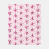 Roze Lily Flower Floral Print Garden Lilies Fleece Deken (Voorkant)