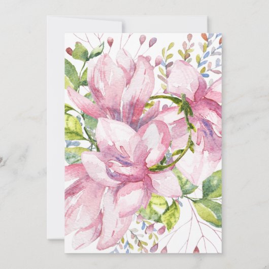 Roze Lily Flower Geometric Gold Girls Afstuderen Kaart (Achterkant)