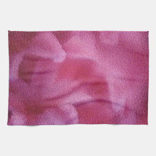 Roze Lily flower Kunstkeukenhanddoek Theedoek