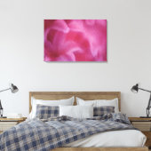Roze Lily flower Schilderkunst - Gekapt canvas Afdruk (Insitu (Slaapkamer))