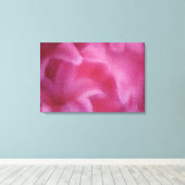 Roze Lily flower Schilderkunst - Gekapt canvas Afdruk (Insitu (Houten vloer))