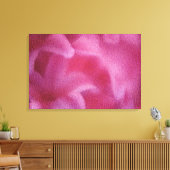 Roze Lily flower Schilderkunst - Gekapt canvas Afdruk (Insitu (Woonkamer))