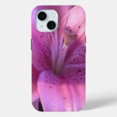 Roze Lily iPhone Case (Achterkant)