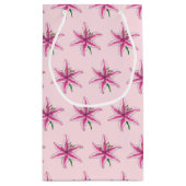 Roze Lily Lilies Blossom Flower Garden Spring Klein Cadeauzakje (Achterkant)