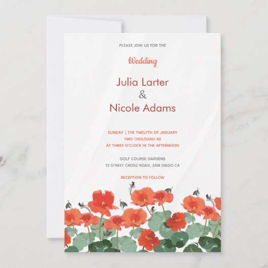 Roze Lily Lotus Bloemen In Vijver Bruiloft Kaart (Voorkant)