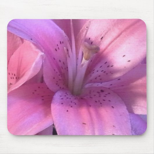 Roze Lily Muismat (Voorkant)