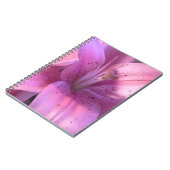Roze Lily Notitieboek (Linkerzijde)
