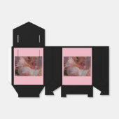 Roze Lily Paarse Ribbon Bedankdoosjes (Uitgevouwen)