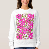 Roze Lily Pattern Trui (Voorkant)