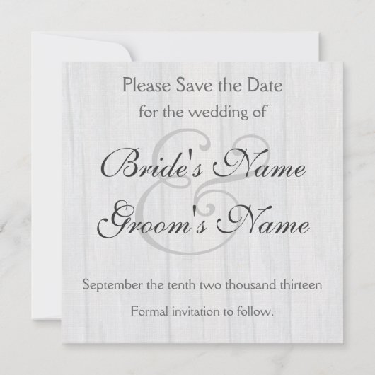 Roze Lily Save-the-date Save The Date (Achterkant)