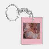 Roze Lily Sleutelhanger (Voorkant Links)