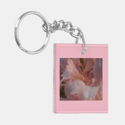 Roze Lily Sleutelhanger (Voorkant Links)