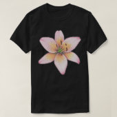 Roze Lily T-shirt (Design voorkant)