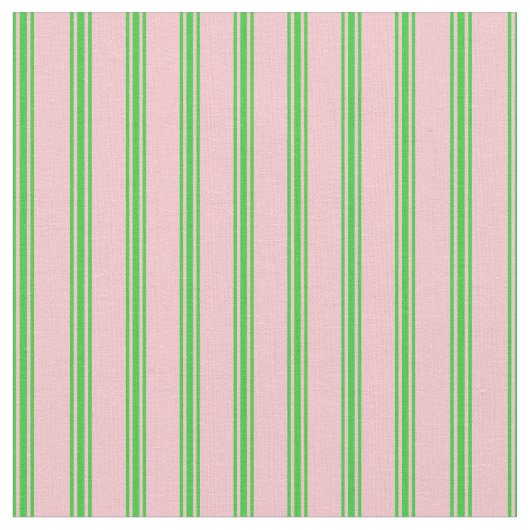Roze & Lime Groene Lijnen Stof (Close Up)