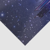 Roze Limo Limousine Stad Sweet 16 Verjaardagsfeest Tissuepapier (Detail)