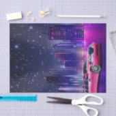 Roze Limo Limousine Stad Sweet 16 Verjaardagsfeest Tissuepapier (Craft)