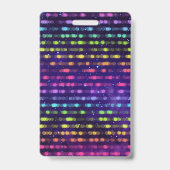 Roze Limo VIP Pas Geboortelint Badge (Achterkant)