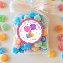 Roze limoen groen zoete winkel verjaardag gunst