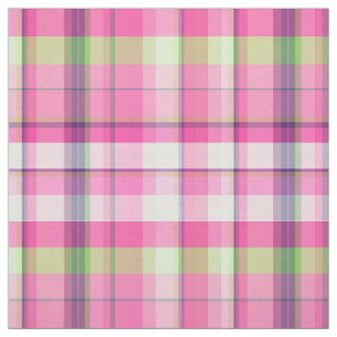 Roze Limoen marineboot die preppy Madras Style Pse Stof