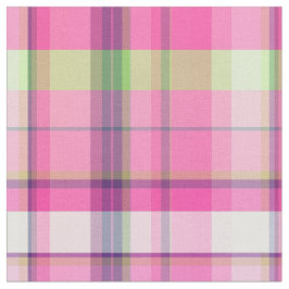 Roze Limoen Navy Wht Preppy Madras Stijl Plaid SZ6 Stof